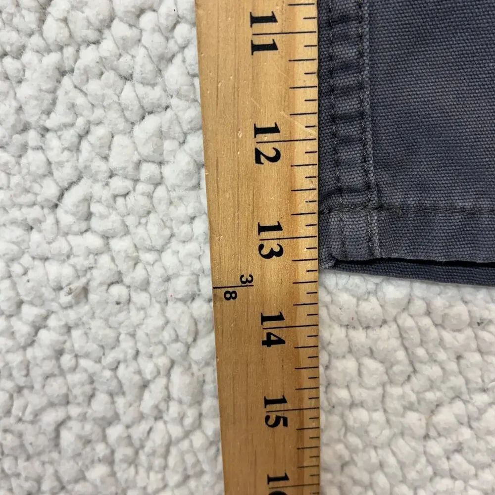 OshKosh B'gosh Utility Pants Toddler 3T Charcoal Gray Canvas Baggy Fit Straight
